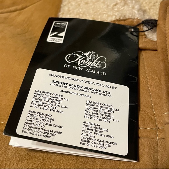 NWT Women’s Knight of New Zealand Lambskin Vest Size M - Picture 11 of 12